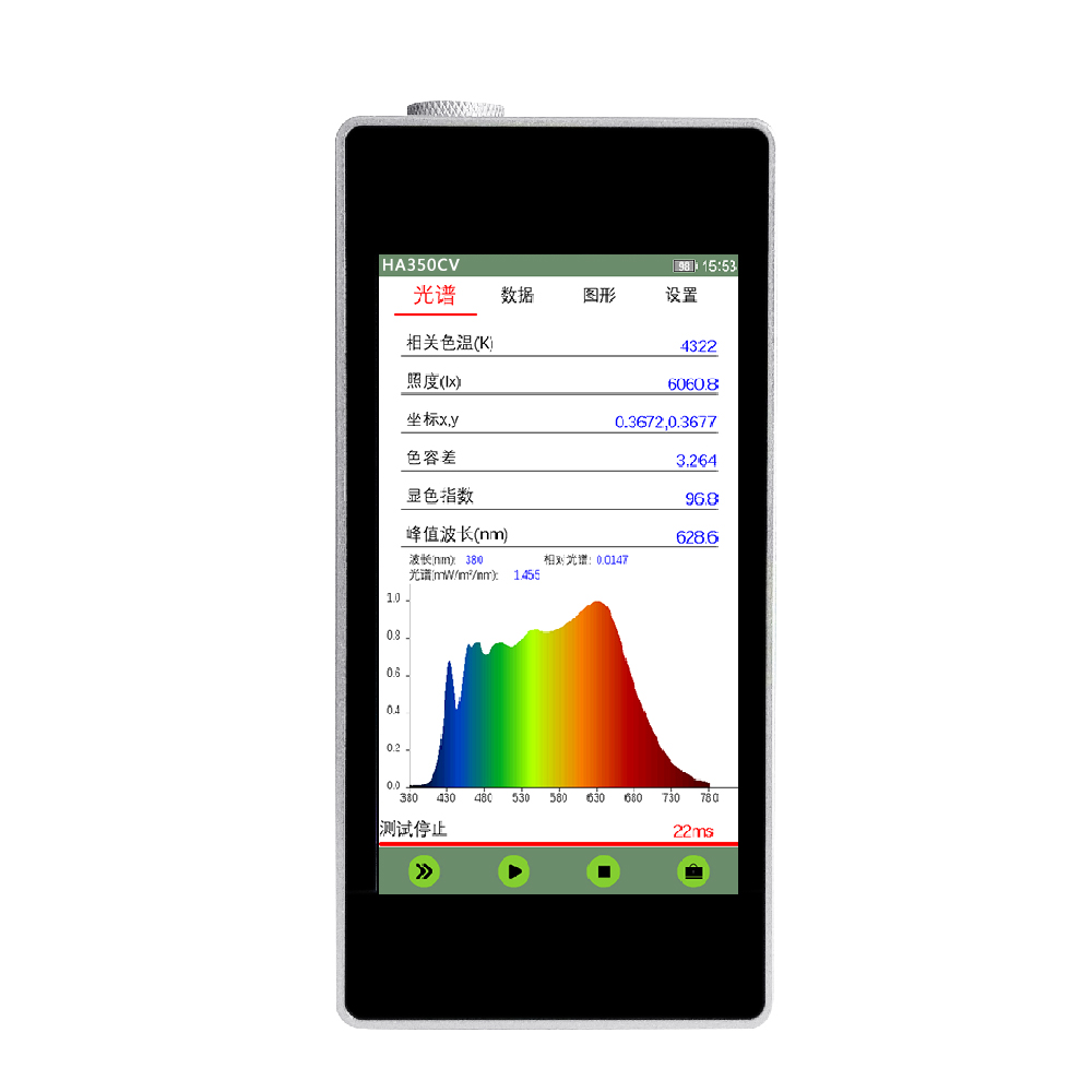 HA350CV影视照明光谱照度计